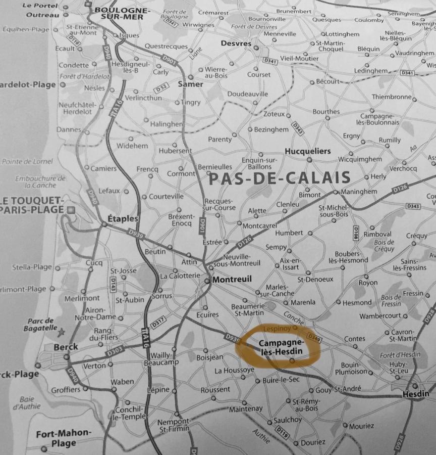 Chambres D'Hotes Nuits Campagnardes Campagne-lès-Hesdin Kültér fotó
